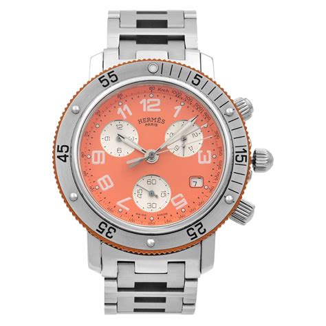 hermes clipper chrono watches|Hermes clipper for sale.